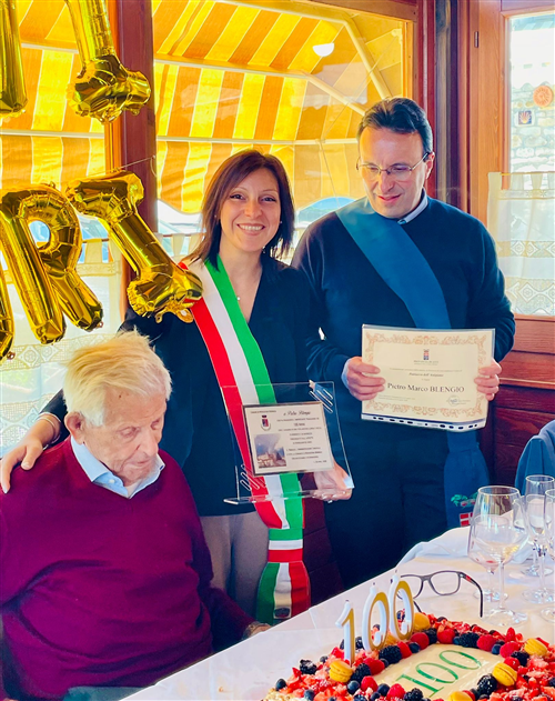 25 Aprile - Festa per i 100 anni di Pietro Blengio
