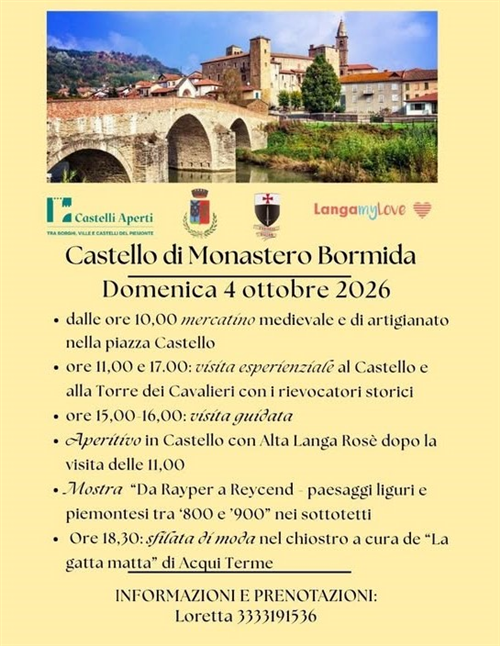 Castelli Aperti: domenica 4 ottobre