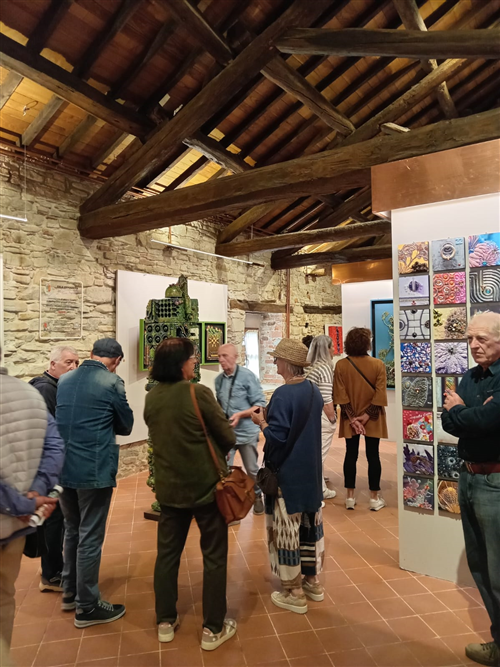 Inaugurata la mostra "L'urlo della natura" di Piero Racchi