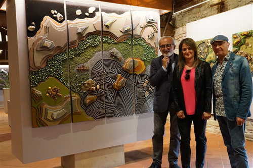 Inaugurata la mostra "L'urlo della natura" di Piero Racchi